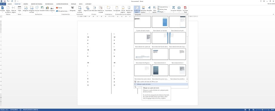 Proceso de cómo hacer un marcador de libro en Microsoft Word