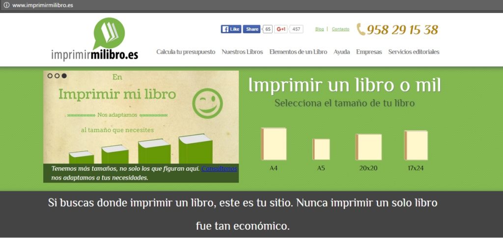 Imprimir mi libro, la web donde puedes imprimir todos tus libros