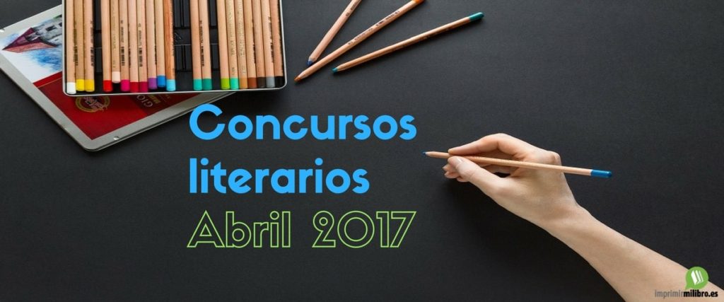Portada del post concursos literarios de abril 2017