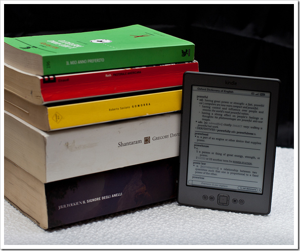 Portada de libros impresos vs ebooks