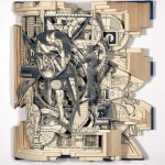 Arte con libros de Brian Dettmer