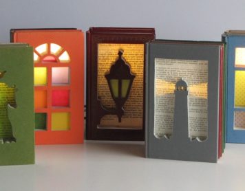 Libros como decoración: una manera original de reciclar libros