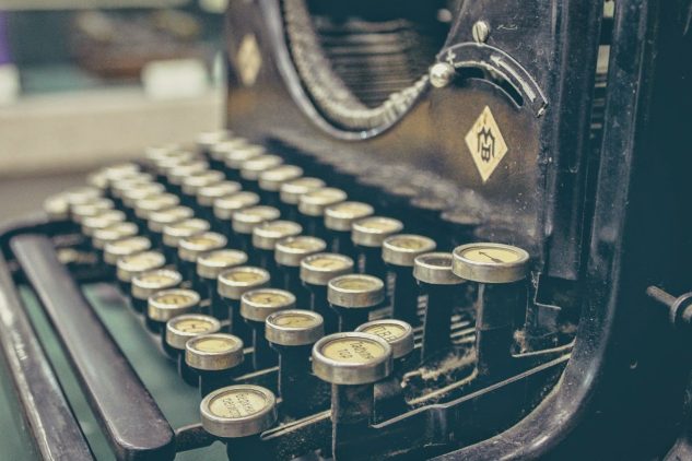Máquina de escribir utilizada para certámenes literarios