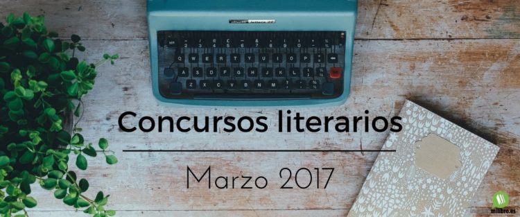 Portada del post concursos literarios de marzo 2017